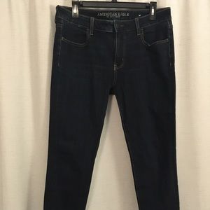 American Eagle Skinny Jeans size 12 dark wash